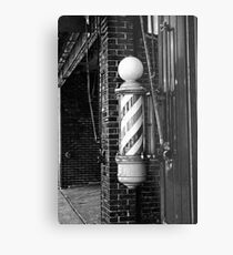 RainbowConfetti Vintage Barber Pole II Metal Print