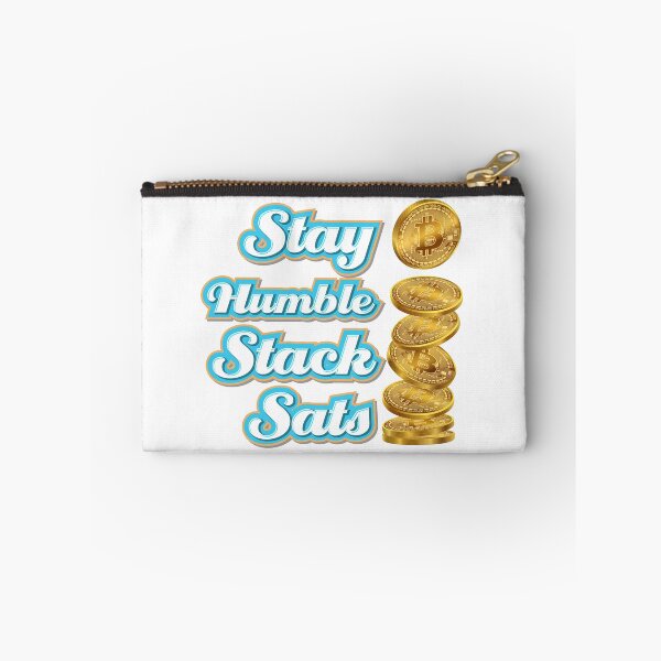Item preview, Stay Humble Stack Sats or Satoshis Bitcoin Crypto Blockchain designed and sold by johnta17.