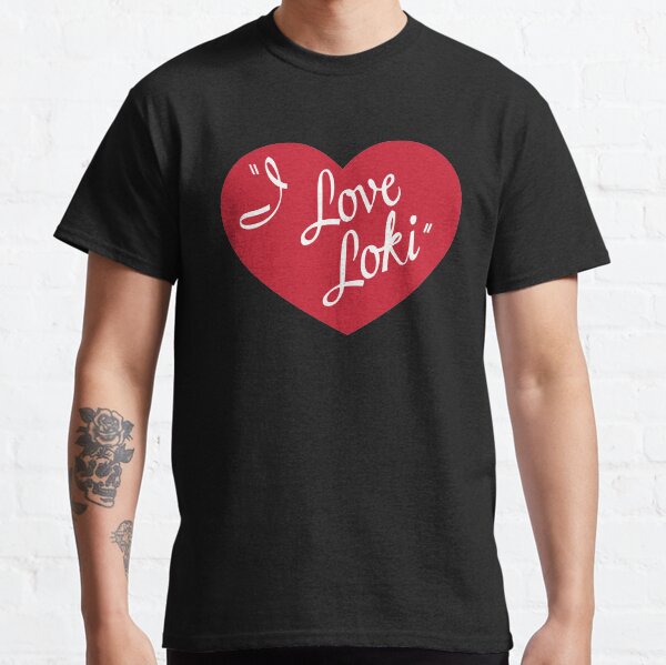 Norse Trickster Love - Red Classic T-Shirt