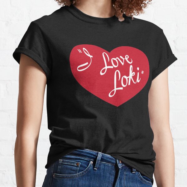Norse Trickster Love - Red Classic T-Shirt