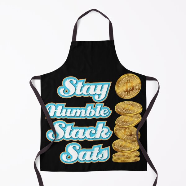 Item preview, Stay Humble Stack Sats or Satoshis Bitcoin Crypto Blockchain - Black designed and sold by johnta17.