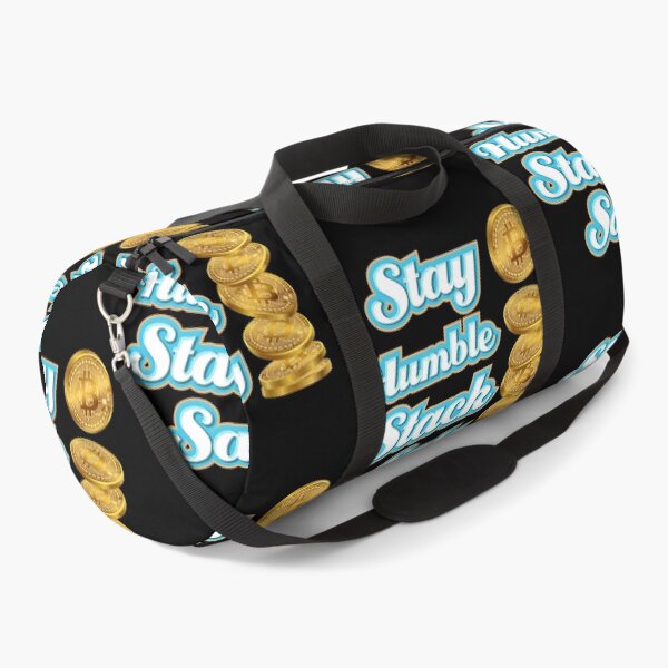 Item preview, Stay Humble Stack Sats or Satoshis Bitcoin Crypto Blockchain - Black designed and sold by johnta17.