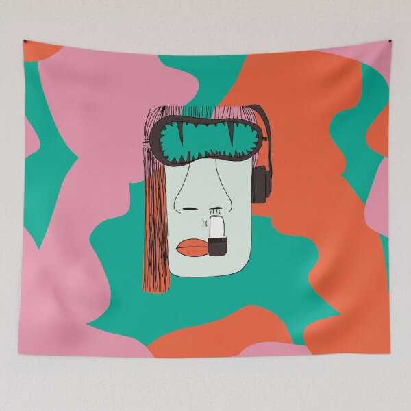 Item preview, bored cool kid is listening to music and inhaler designed and sold by Fahrtwindy.