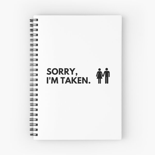 Item preview, Couple Art - Sorry, I'm Taken (T- Shirt, poster, mask, baby clothes, case, etc.) designed and sold by YHK Image Creator.