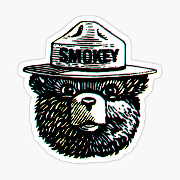Smokey Bear Sticker