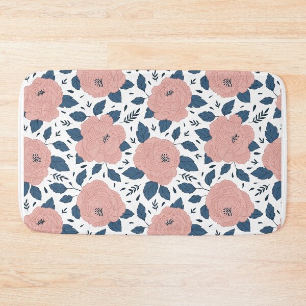 Item preview, Dusty Pink Floral Rose With White Background Patterns  designed and sold by petertogetherz.