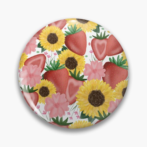 Item preview, Strawberries and Sunflowers designed and sold by Mvillstyles.