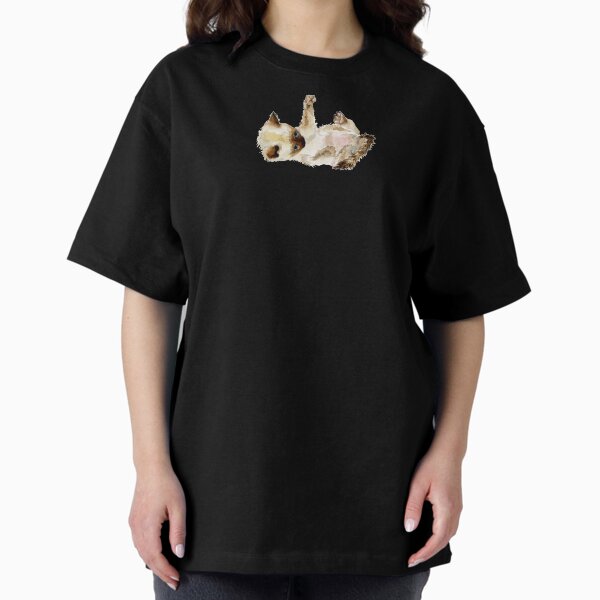 Siamese Kitten in the Sky Oversized T-Shirt