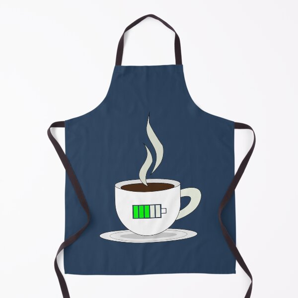 Item preview,  A cup of coffee or tea . a cup of coffee can charge a person concept .coffee charging . a cup of coffee with battery concept . . designed and sold by Babastyle.