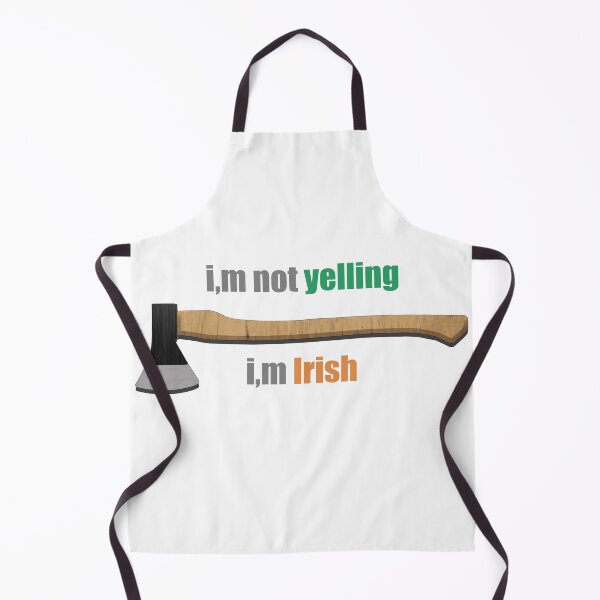 Item preview, I'm Not Yelling I'm Irish Ireland Flag Colors T-Shirt designed and sold by fowzi shokri.
