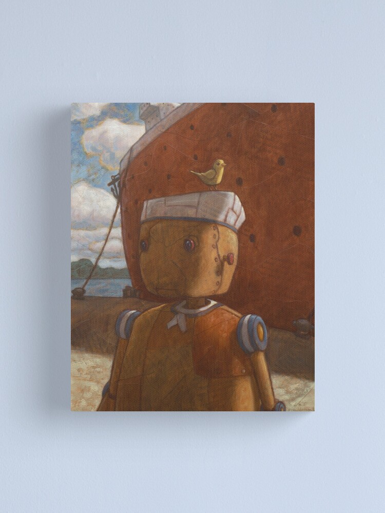 Thumbnail 1 of 3, Canvas Print, shore leave designed and sold by marcelguldemond.