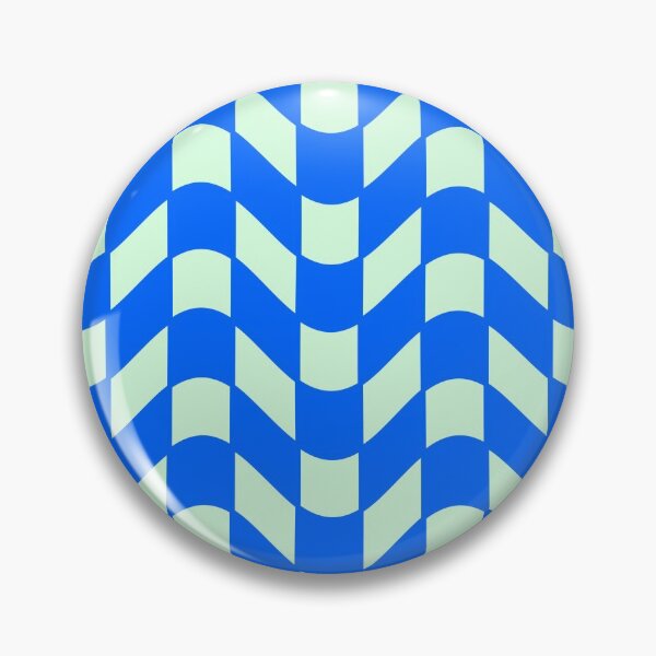 Item preview, Blue jagged grid designed and sold by lee-mandarinee.