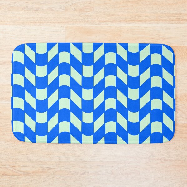 Item preview, Blue jagged grid designed and sold by lee-mandarinee.