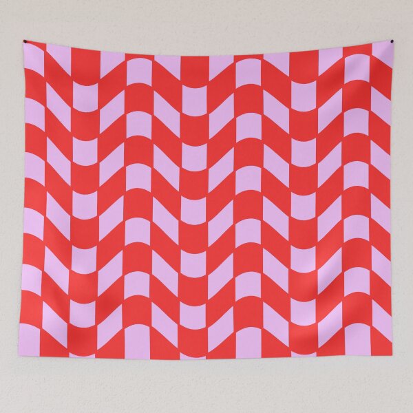 Item preview, Red jagged grid - Candy designed and sold by lee-mandarinee.