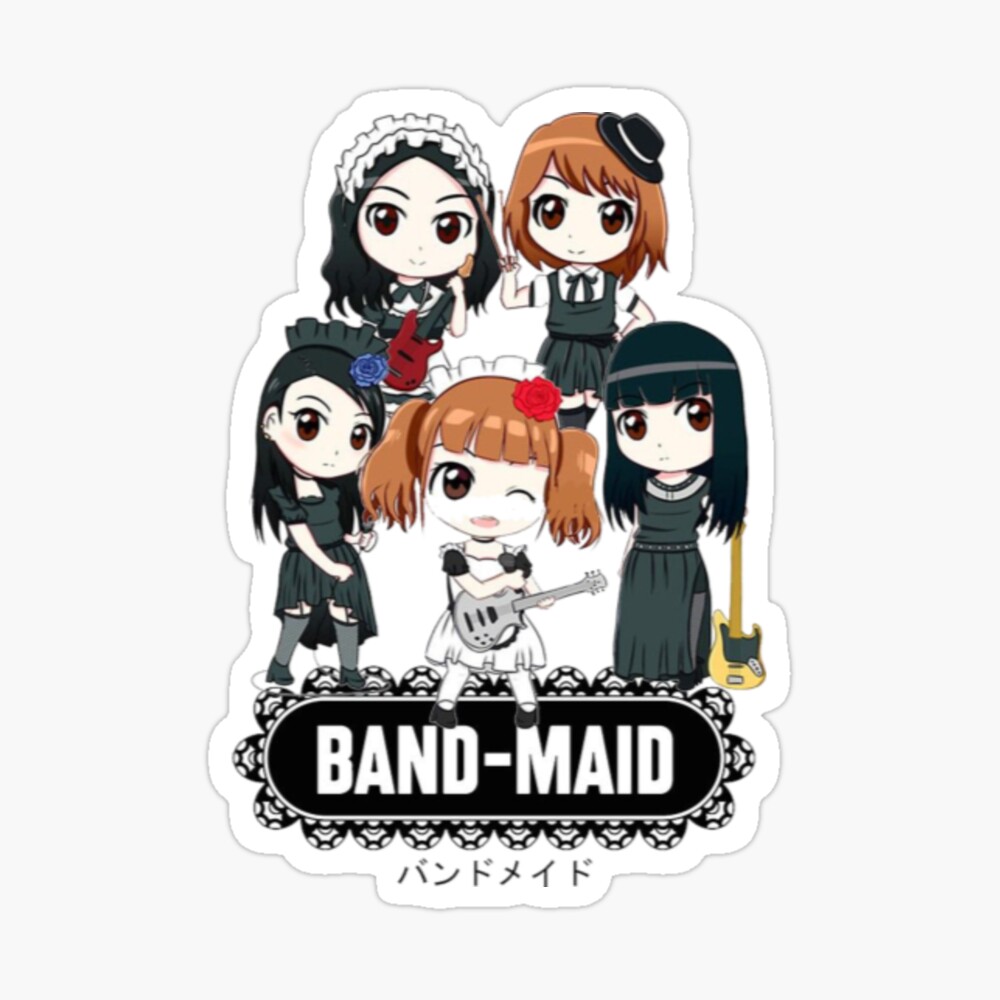 Maid Band Poster For Sale By Satang Redbubble