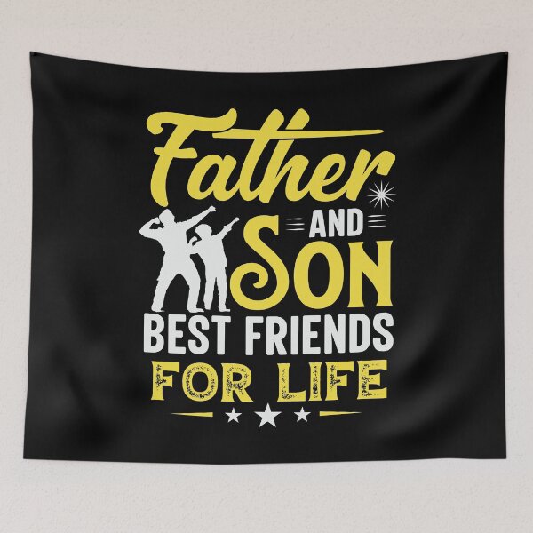 Item preview, FATHER AND SON BEST FRIENDS FOR LIFE designed and sold by Printoweb.