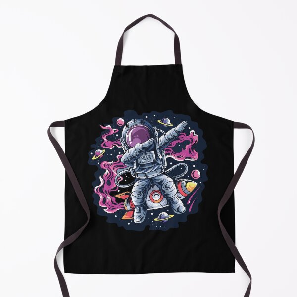 Item preview, astronaut dabbing style on a space rocket with the stars and planets vector designed and sold by teemix.
