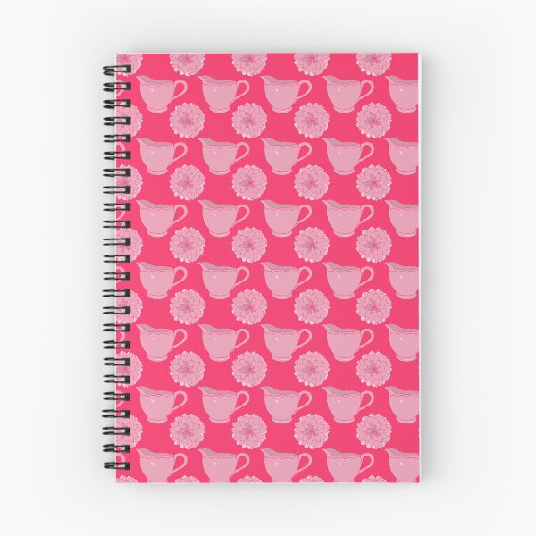 Aperçu de l'œuvre Thé et Fleurs Rose Motif Cottagecore créée et vendue par PBerry.