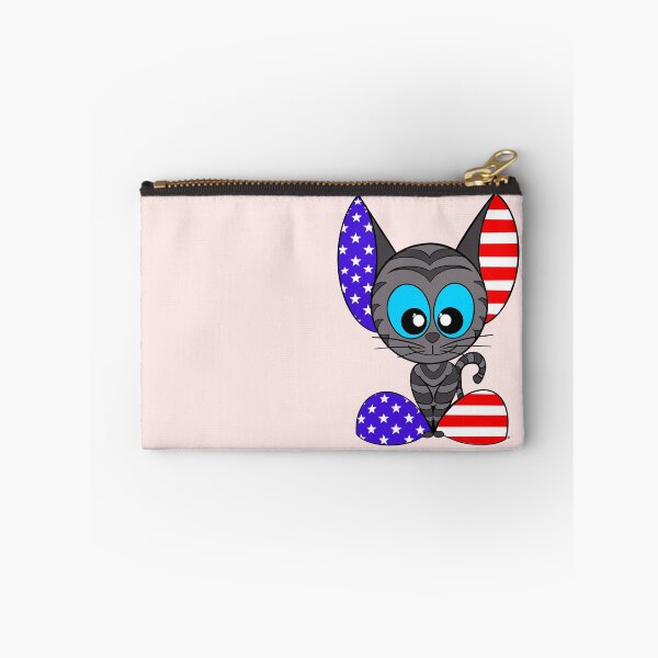 Item preview, 4th of JULY PATRIOTIC CARTOON CAT designed and sold by CelebraToons.
