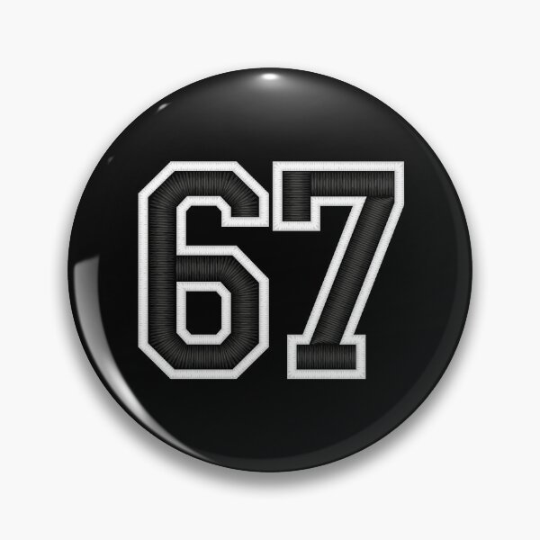 Artikelvorschau, 67 Schwarzes Trikot Sport Nummer 67 Fußball 67 entworfen und verkauft von elhefe.