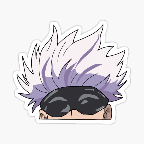 "gojo peeker" Sticker for Sale by satori-art | Redbubble