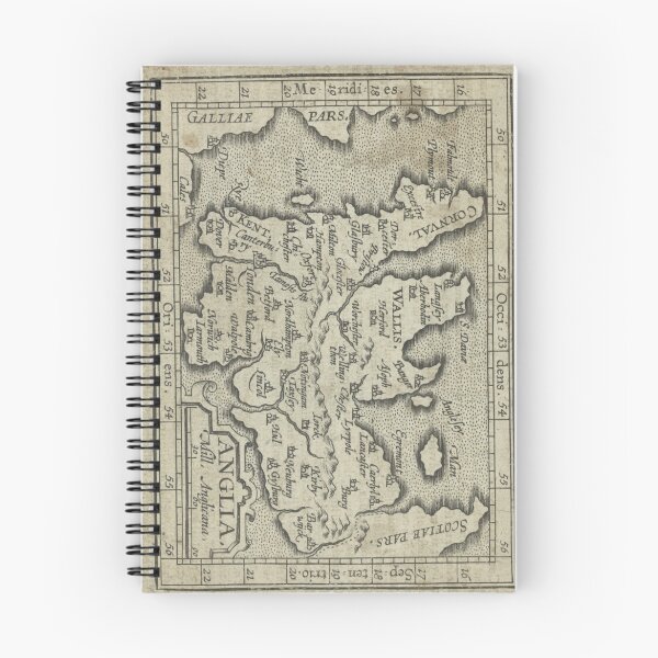 Item preview, Vintage Map of England (1603) designed and sold by BravuraMedia.