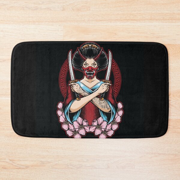 Item preview, Geisha Holding Katana illustration designed and sold by Peekonet.