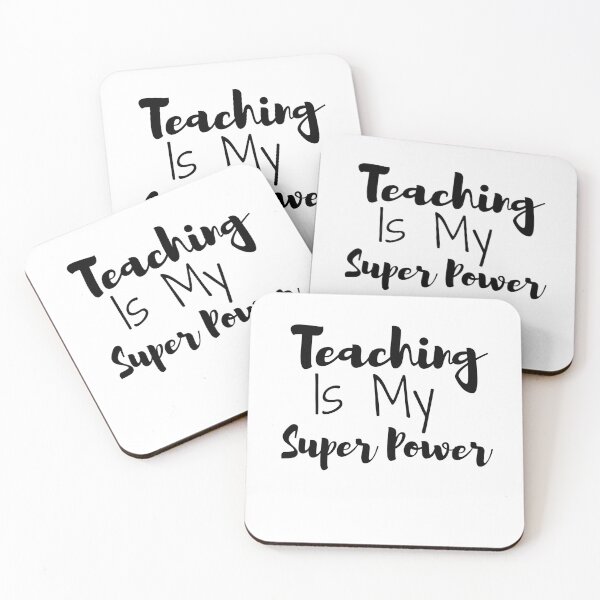Item preview, Teaching Is My Super Power  designed and sold by ThebestArtshop.
