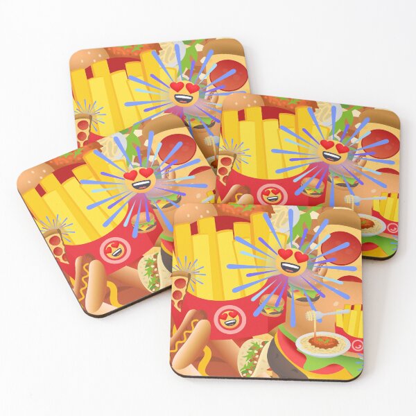 Item preview, Snack attack, delicious French fries, sausages and pizza designed and sold by Mauswohn.