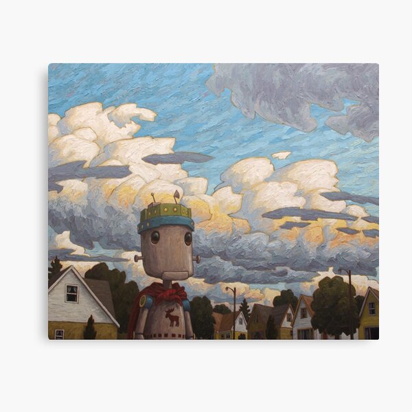 super defender of the universe Canvas Print