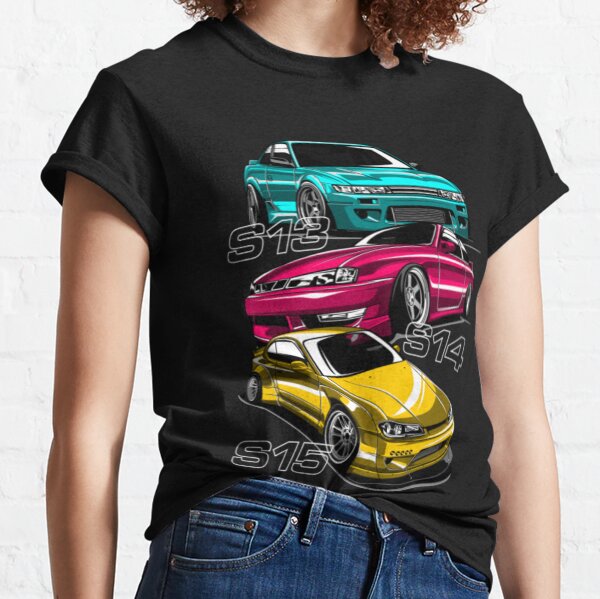 Nissan Silvia T-Shirt Car Enthusiast S13 S14 S15 VARIOUS SIZES & COLOURS Nissan Silvia T-Shirt Car Enthusiast S13 S14 S15 VARIOUS SIZES & COLOURS