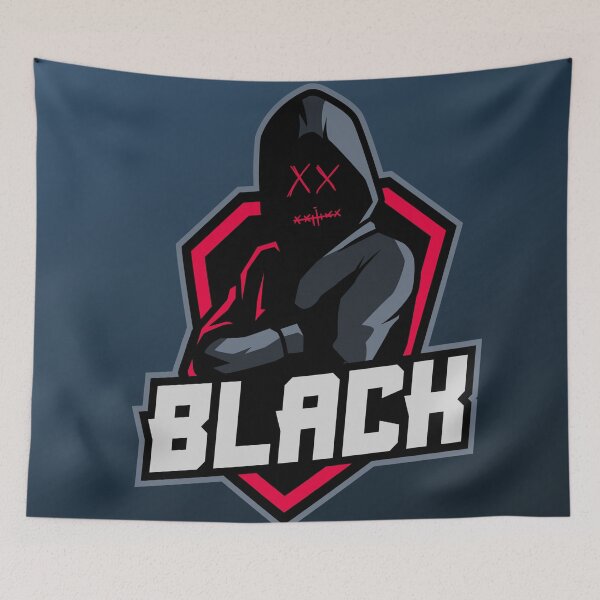 Item preview, Hooded man Mascot sports Esports logo isolated dark background designed and sold by Peekonet.