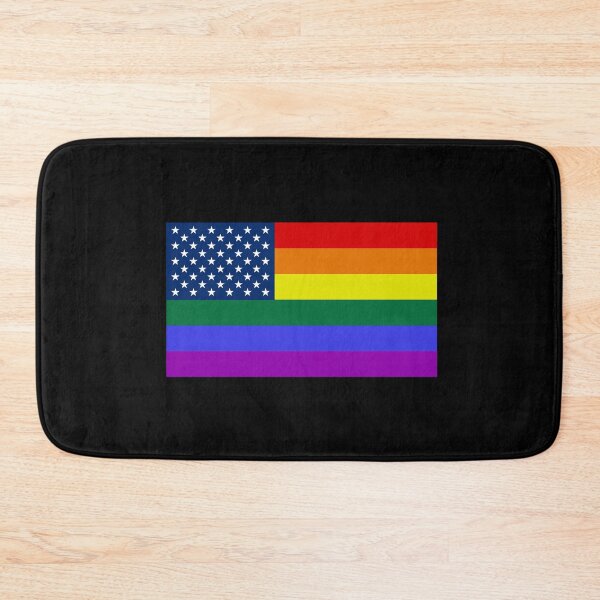 Item preview, Gay Pride LGBTQ Pride Human Rainbow Love is Love US American Flag designed and sold by aqualiontees.