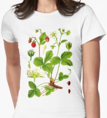 alpine strawberry Women's Fitted T-Shirt