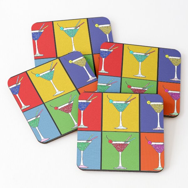 Item preview, Martini Glass Pop Art designed and sold by AshleyMonet.