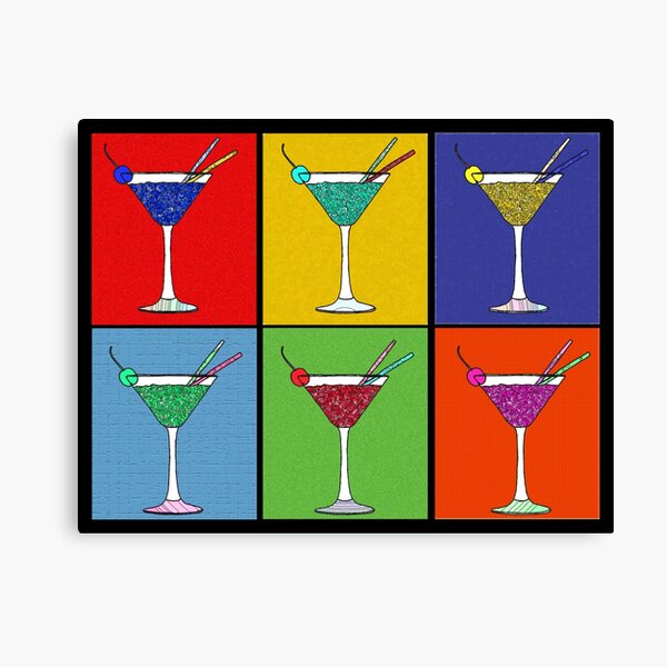 Colorful Martini Glass Art - Cheers - Sharon Cummings Painting by Sharon  Cummings - Pixels Merch