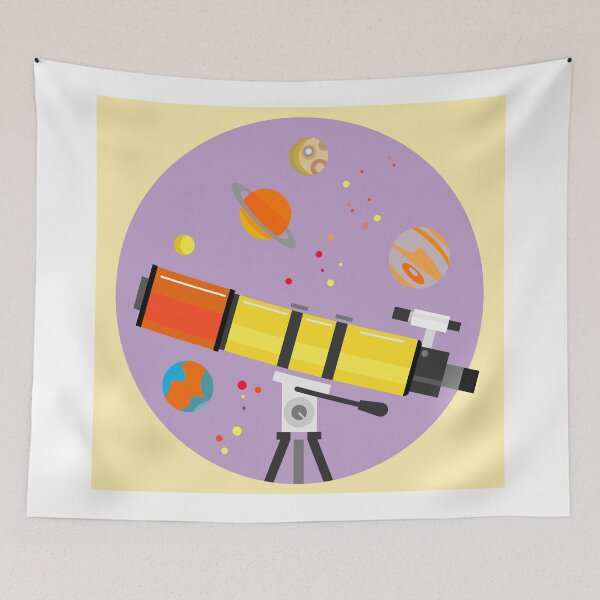 Item preview, yellow binoculars with stars have violet and yellow background  designed and sold by WP-7824.