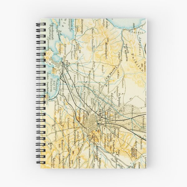 Item preview, Vintage Map of Athens Greece (1894) designed and sold by BravuraMedia.