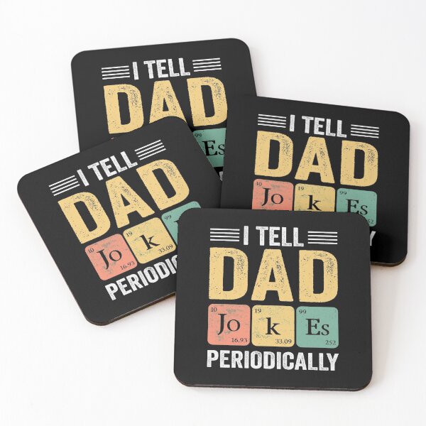 Item preview, I Tell Dad Jokes Periodically Funny Science Pun Vintage Chemistry Periodical Table designed and sold by Bovtique.