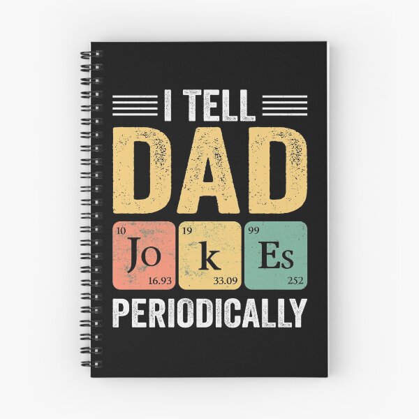 Item preview, I Tell Dad Jokes Periodically Funny Science Pun Vintage Chemistry Periodical Table designed and sold by Bovtique.