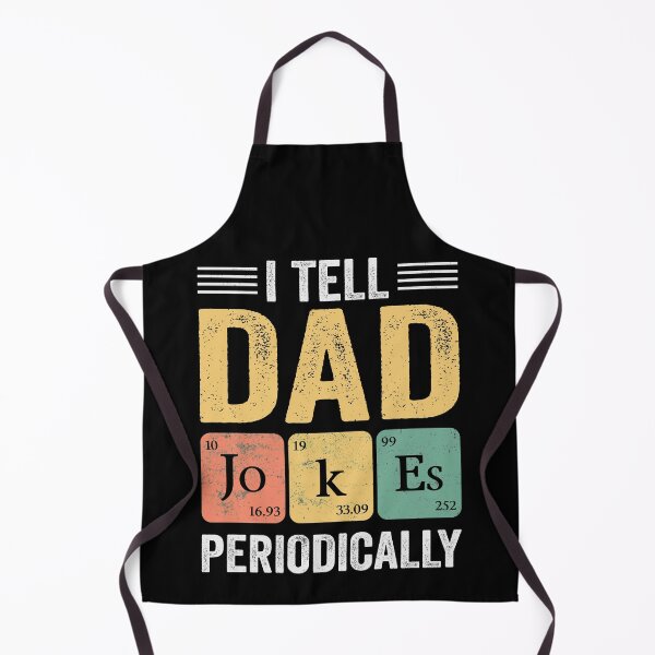 Item preview, I Tell Dad Jokes Periodically Funny Science Pun Vintage Chemistry Periodical Table designed and sold by Bovtique.
