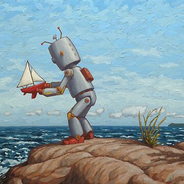Artwork thumbnail, robot sailboat by Marcel Guldemond