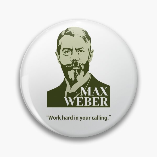 Artikelvorschau, Philosoph, Zitate von Max Weber, Arbeite hart in deiner Berufung entworfen und verkauft von challengecafe.