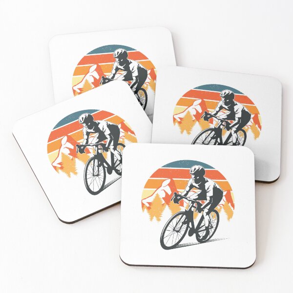 Item preview, Cycling Design with Mountain Background Badge Logo designed and sold by Peekonet.
