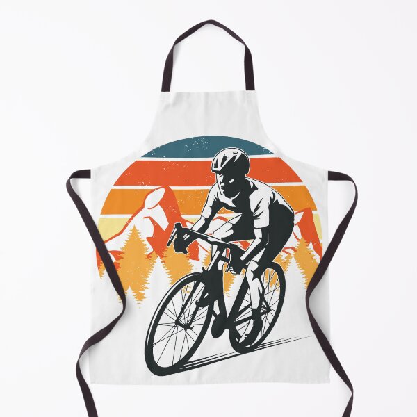 Item preview, Cycling Design with Mountain Background Badge Logo designed and sold by Peekonet.