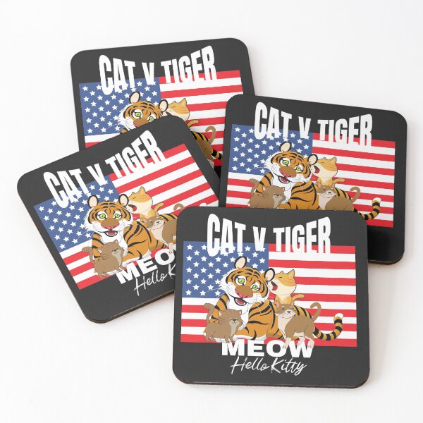 Item preview, Cat Versus Tiger designed and sold by R B Chrystal.