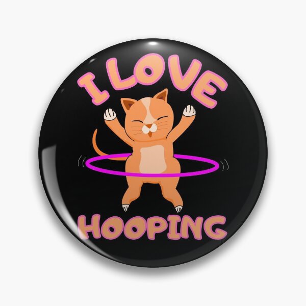 Item preview, I love hooping - cat designed and sold by Luna Garcia.