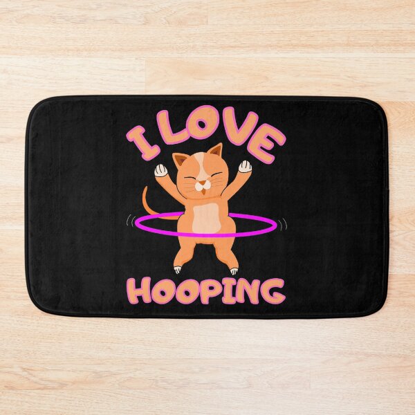 Item preview, I love hooping - cat designed and sold by Luna Garcia.