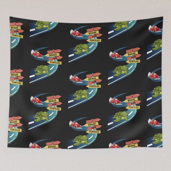 Item preview, I BRAKE FOR TURTLES, SEA TURTLES, TORTOISE, ROAD SAFTEY, designed and sold by R B Chrystal.