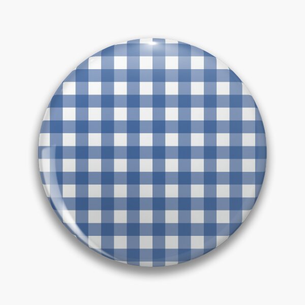 Item preview, blue gingham patterned designed and sold by ImagineKaye.